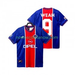 Koszulka Paris Saint-Germain WEAH 9 1995 1996 Retro Męska Domowy Komplet Krótkie Rękawy