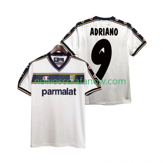 Koszulka Parma ADRIANO 9 2003 Retro Męska Wyjazdowy Komplet 2002 Krótkie Rękawy