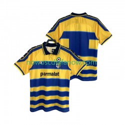 Koszulka Parma 2000 Retro Męska Domowy Komplet 1999 Krótkie Rękawy