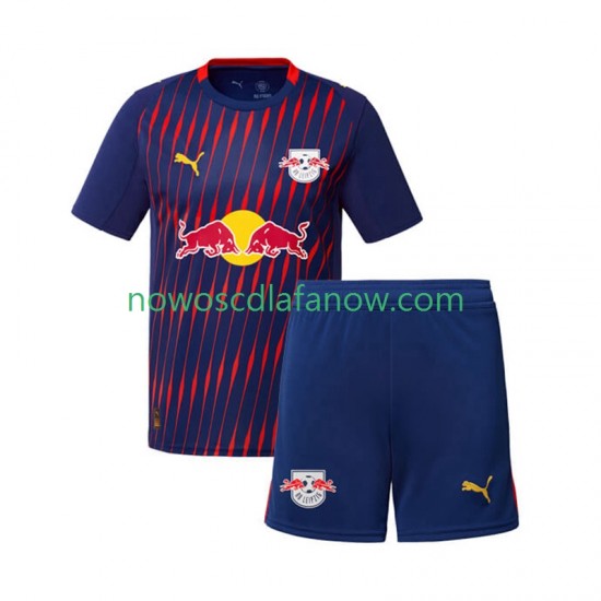 Koszulka RB Leipzig Dziecięca Wyjazdowy Komplet 2025-2026 Krótkie Rękawy