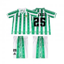 Koszulka Real Betis FINIDI 25 1996 1997 Retro Dziecięca Domowy Komplet Krótkie Rękawy