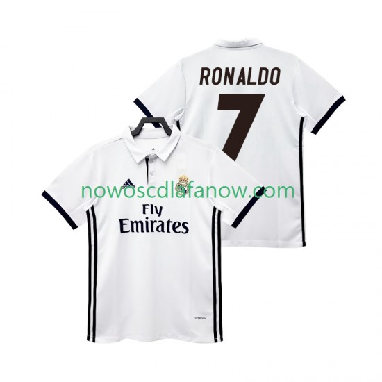 Koszulka Real Madryt CRISTIANO RONALDO 7 2017 2018 Retro Męska Domowy Komplet Krótkie Rękawy