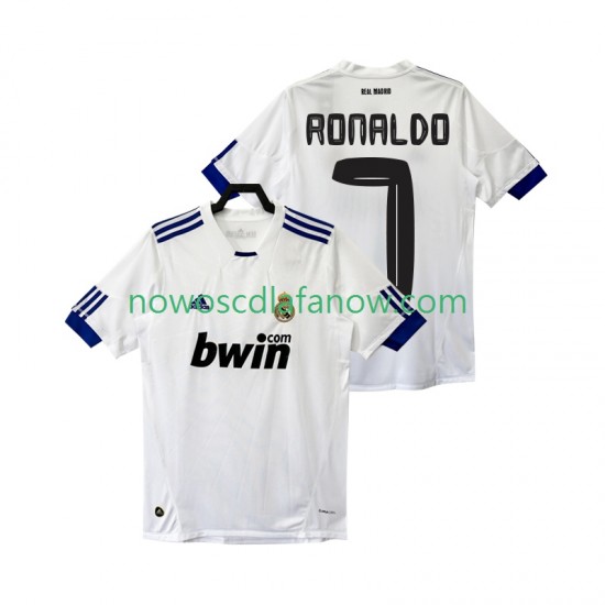 Koszulka Real Madryt Cristiano Ronaldo 7 Retro Męska Domowy Komplet 2011 2010 Krótkie Rękawy