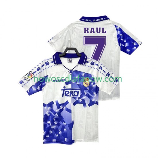 Koszulka Real Madryt RAUL 7 1996 1997 Retro Męska Trzeci Komplet Krótkie Rękawy