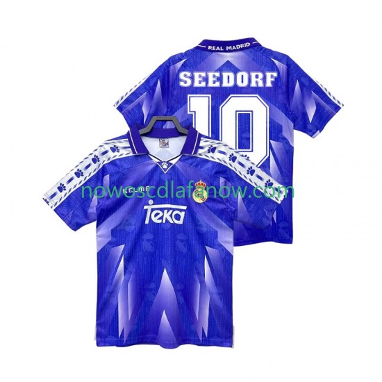 Koszulka Real Madryt SEEDORF 10 1996 1997 Retro Męska Wyjazdowy Komplet Krótkie Rękawy