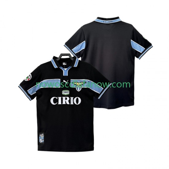 Koszulka SS Lazio Retro Męska Wyjazdowy Komplet 1998 1999 Krótkie Rękawy