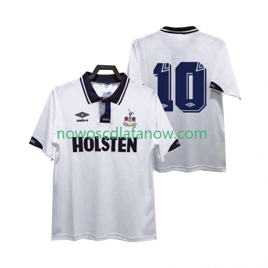 Koszulka Tottenham Hotspur 10 1991 1993 Retro Męska Domowy Komplet Krótkie Rękawy