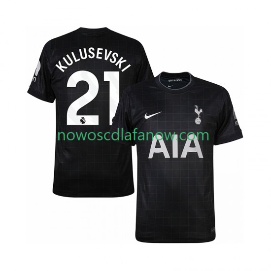 Koszulka Tottenham Hotspur Kulusevski 21 Męska Wyjazdowy Komplet 2025-2026 Krótkie Rękawy