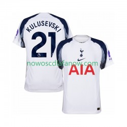 Koszulka Tottenham Hotspur Kulusevski 21 Męska Domowy Komplet 2025-2026 Krótkie Rękawy