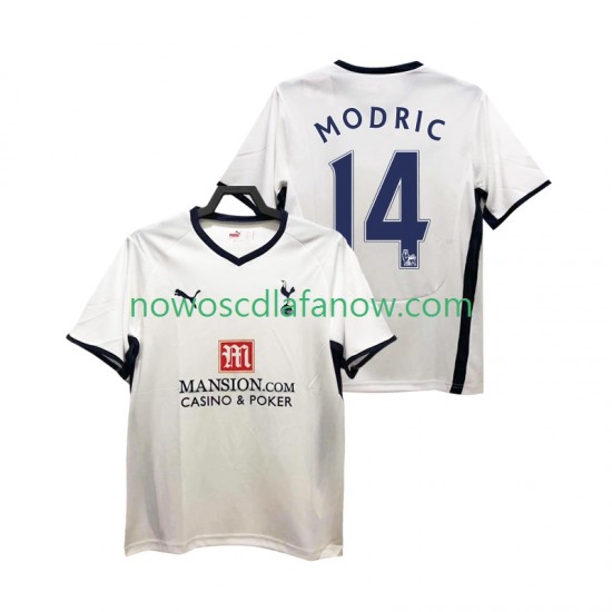 Koszulka Tottenham Hotspur Modrić Luca 14 2009 Retro Męska Domowy Komplet 2008 Krótkie Rękawy