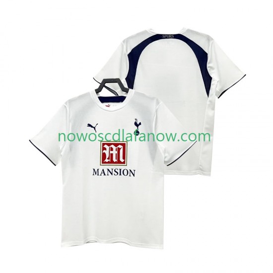 Koszulka Tottenham Hotspur 2007 Retro Męska Domowy Komplet 2006 Krótkie Rękawy