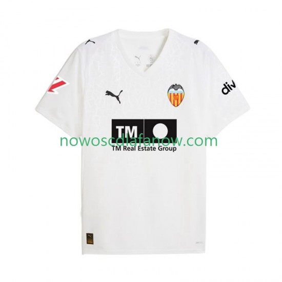 Koszulka Valencia CF Męska Domowy Komplet 2025-2026 Krótkie Rękawy