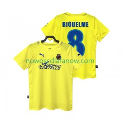 Koszulka Villarreal CF RIQUELME 8 2005 Retro Męska Domowy Komplet 2006 Krótkie Rękawy