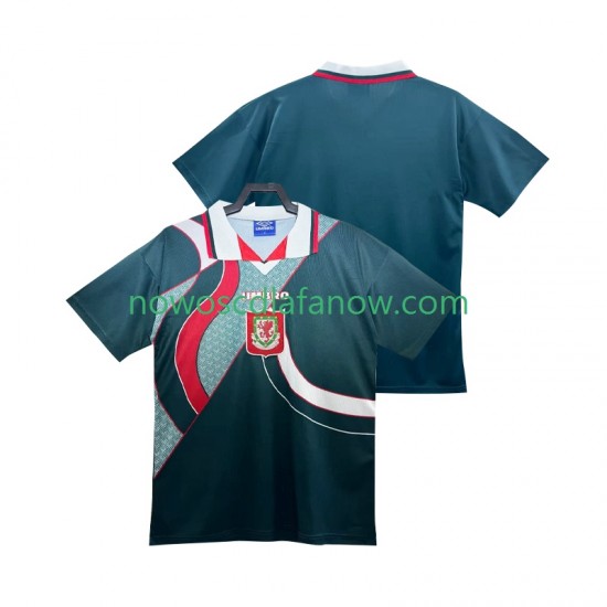 Koszulka Reprezentacja Walii 1995 Retro Męska Wyjazdowy Komplet 1994 Krótkie Rękawy