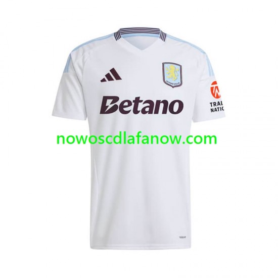 Koszulka Aston Villa Męska Wyjazdowy Komplet 2024-2025 Krótkie Rękawy