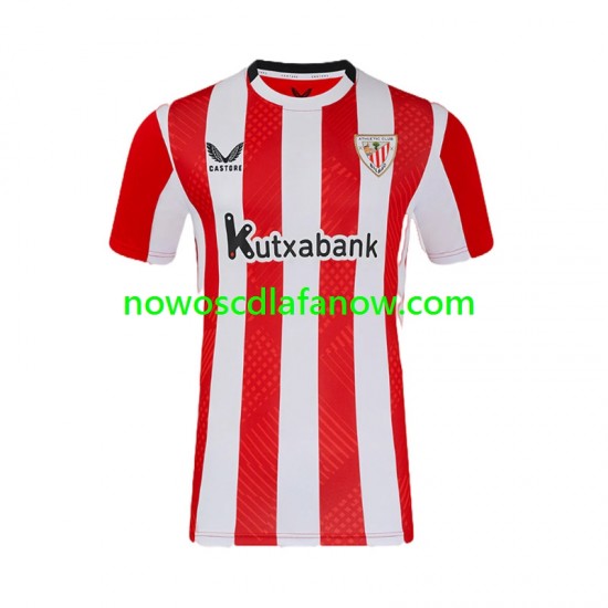 Koszulka Athletic Bilbao Męska Domowy Komplet 2024-2025 Krótkie Rękawy
