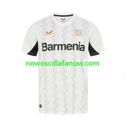 Koszulka Bayer 04 Leverkusen Męska Wyjazdowy Komplet 2024-2025 Krótkie Rękawy