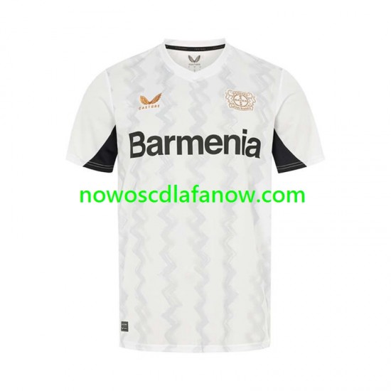 Koszulka Bayer 04 Leverkusen Męska Wyjazdowy Komplet 2024-2025 Krótkie Rękawy
