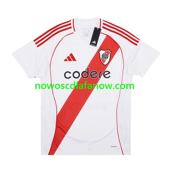 Koszulka CA River Plate Męska Domowy Komplet 2024-2025 Krótkie Rękawy