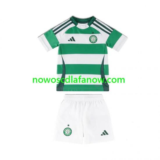 Koszulka Celtic Dziecięca Domowy Komplet 2024-2025 Krótkie Rękawy