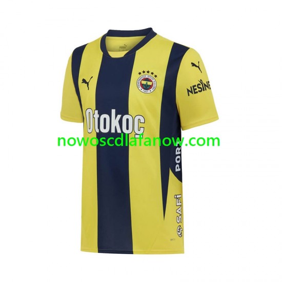 Koszulka Fenerbahce Męska Domowy Komplet 2024-2025 Krótkie Rękawy