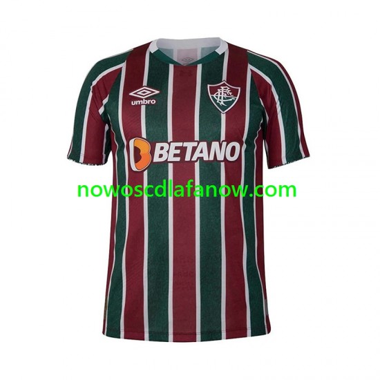 Koszulka Fluminense Męska Domowy Komplet 2024-2025 Krótkie Rękawy