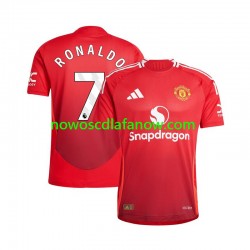 Koszulka Manchester United Cristiano Ronaldo 7 Męska Domowy Komplet 2024-2025 Krótkie Rękawy