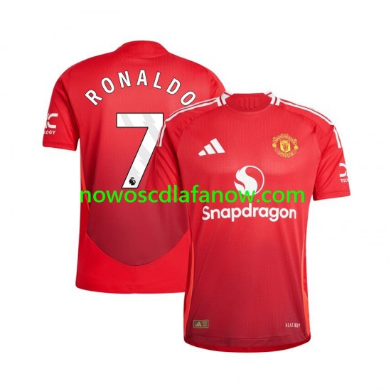 Koszulka Manchester United Cristiano Ronaldo 7 Męska Domowy Komplet 2024-2025 Krótkie Rękawy