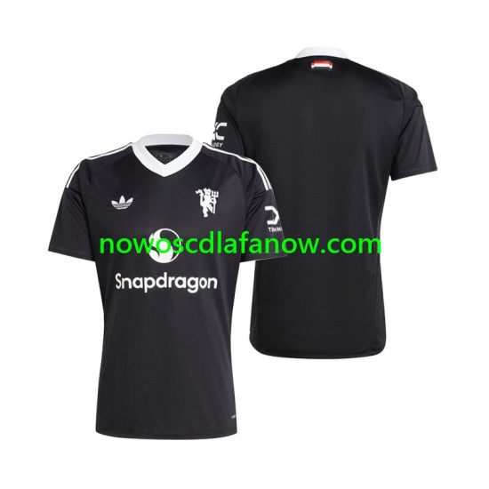 Koszulka Manchester United Bramkarskie Męska Trzeci Komplet 2024-2025 Krótkie Rękawy