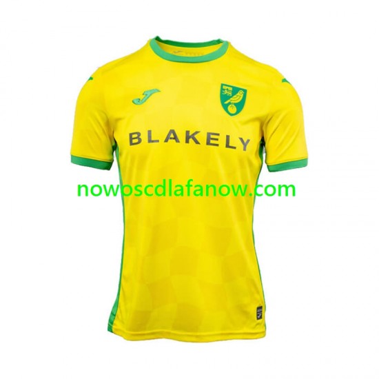 Koszulka Norwich City Męska Domowy Komplet 2024-2025 Krótkie Rękawy