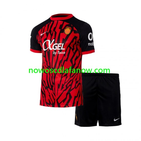Koszulka RCD Mallorca Dziecięca Domowy Komplet 2024-2025 Krótkie Rękawy