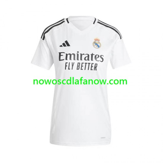 Koszulka Real Madryt Damska Domowy Komplet 2024-2025 Krótkie Rękawy