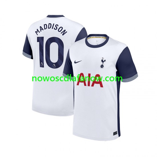 Koszulka Tottenham Hotspur James Maddison 10 Męska Domowy Komplet 2024-2025 Krótkie Rękawy
