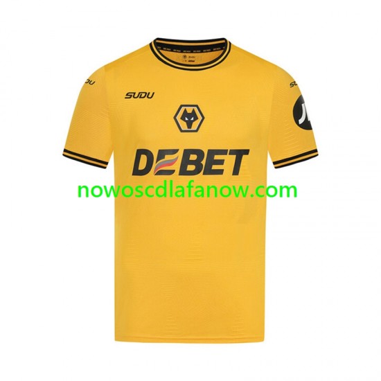 Koszulka Wolverhampton Wanderers Męska Domowy Komplet 2024-2025 Krótkie Rękawy