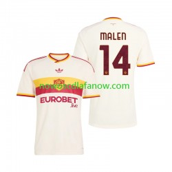 Koszulka AS Roma Donyell Malen 14 Męska Wyjazdowy Komplet 2026-2027 Krótkie Rękawy