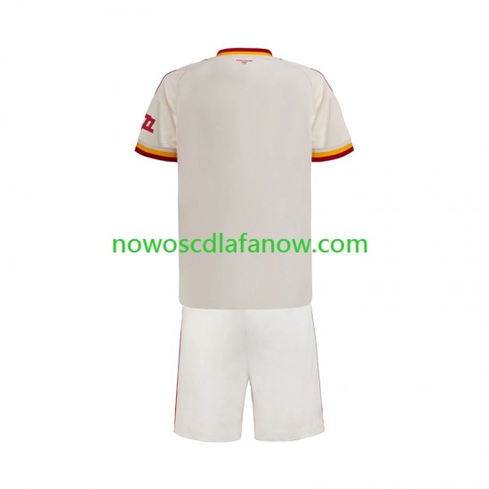 Koszulka AS Roma Dziecięca Wyjazdowy Komplet 2026-2027 Krótkie Rękawy