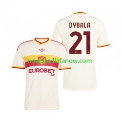 Koszulka AS Roma Paulo Dybala 21 Męska Wyjazdowy Komplet 2026-2027 Krótkie Rękawy