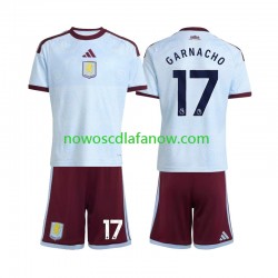 Koszulka Aston Villa Alejandro Garnacho 17 Dziecięca Trzeci Komplet 2026-2027 Krótkie Rękawy