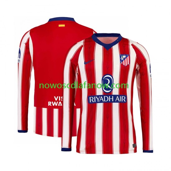 Koszulka Atlético Madryt Męska Domowy Komplet 2026-2027 Długie Rękawy