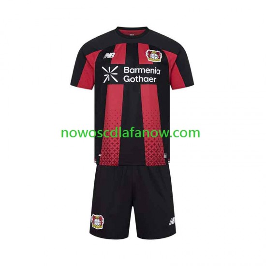 Koszulka Bayer 04 Leverkusen Dziecięca Domowy Komplet 2026-2027 Krótkie Rękawy