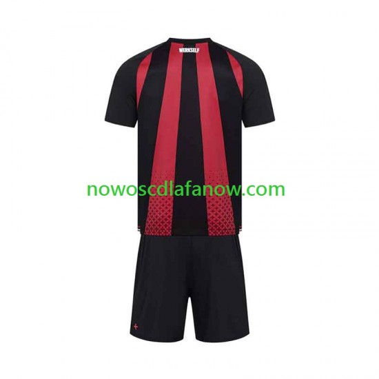 Koszulka Bayer 04 Leverkusen Dziecięca Domowy Komplet 2026-2027 Krótkie Rękawy
