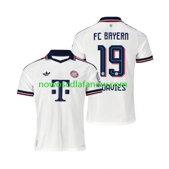 Koszulka Bayern Monachium Alphonso Davies 19 Męska Wyjazdowy Komplet 2026-2027 Krótkie Rękawy