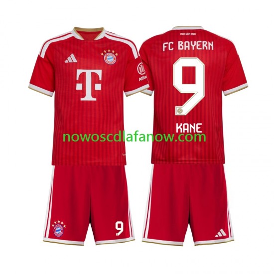 Koszulka Bayern Monachium Harry Kane 9 Dziecięca Domowy Komplet 2026-2027 Krótkie Rękawy