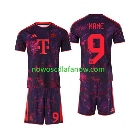Koszulka Bayern Monachium Harry Kane 9 Dziecięca Trzeci Komplet 2026-2027 Krótkie Rękawy