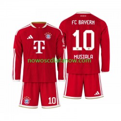 Koszulka Bayern Monachium Jamal Musiala 10 Dziecięca Domowy Komplet 2026-2027 Długie Rękawy