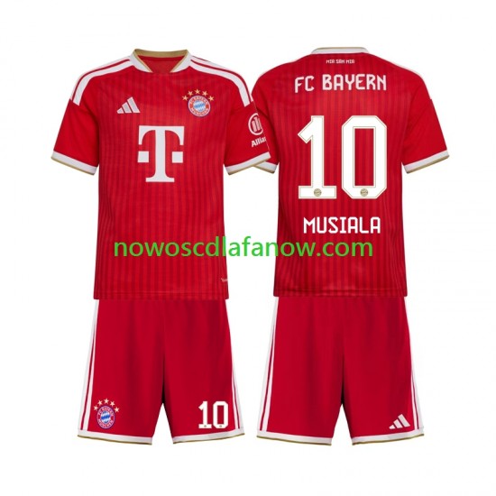 Koszulka Bayern Monachium Jamal Musiala 10 Dziecięca Domowy Komplet 2026-2027 Krótkie Rękawy