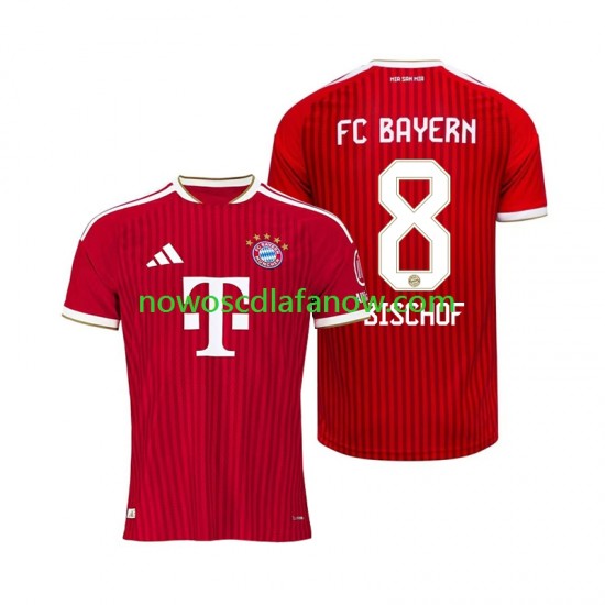Koszulka Bayern Monachium Tom Bischof 8 Męska Domowy Komplet 2026-2027 Krótkie Rękawy