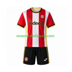 Koszulka Brentford Dziecięca Domowy Komplet 2026-2027 Krótkie Rękawy