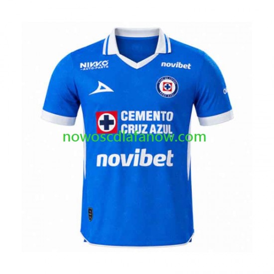 Koszulka Cruz Azul Męska Domowy Komplet 2026-2027 Krótkie Rękawy
