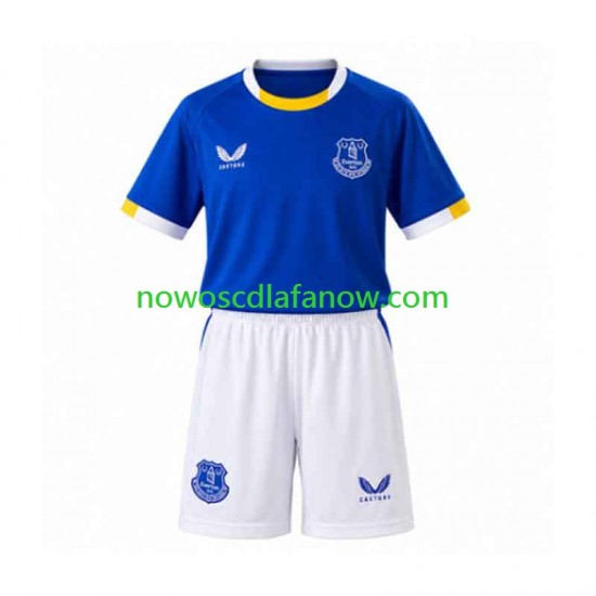 Koszulka Everton Dziecięca Domowy Komplet 2026-2027 Krótkie Rękawy
